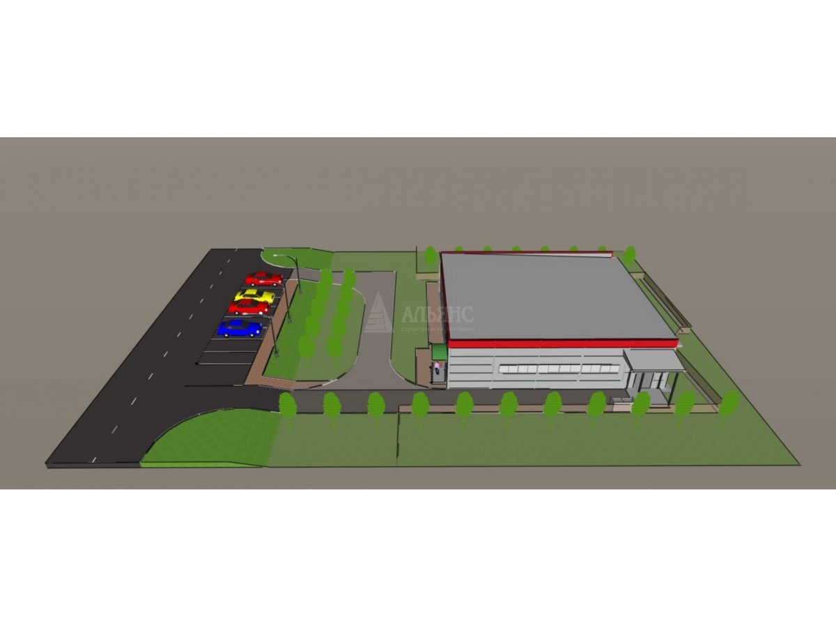 3D визуализация Магазин из сэндвич-панелей - фото 12