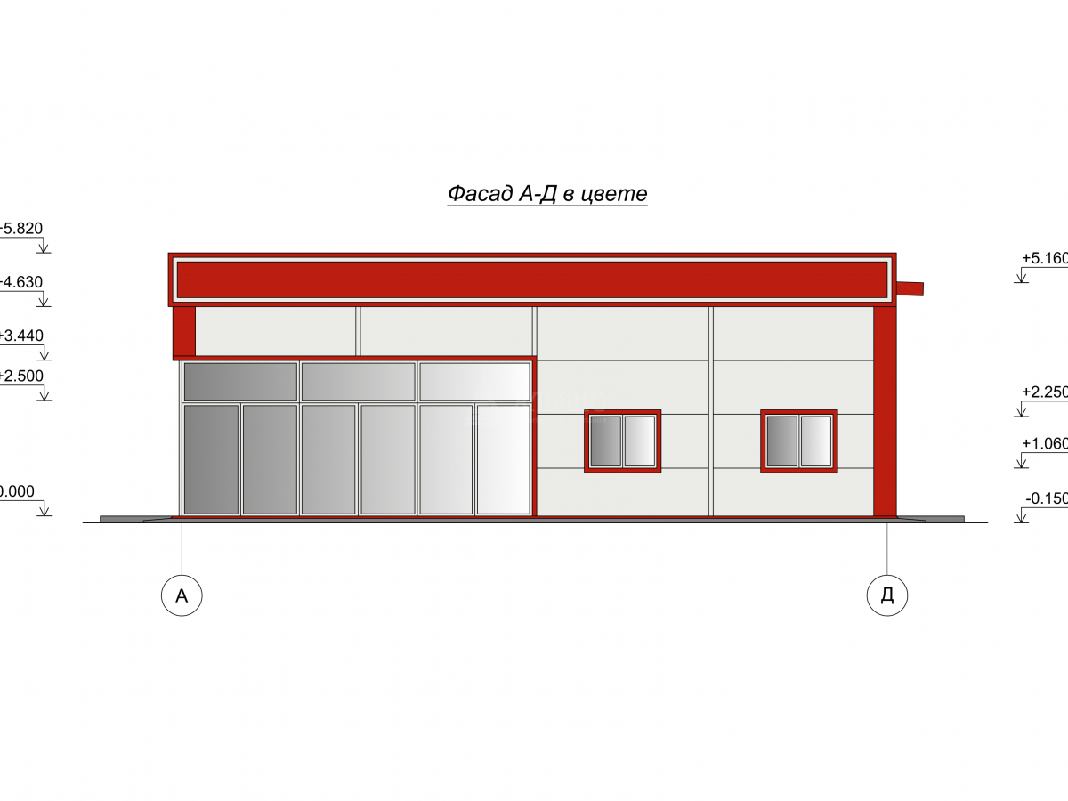 3D визуализация Кафе из сэндвич-панелей - фото 9