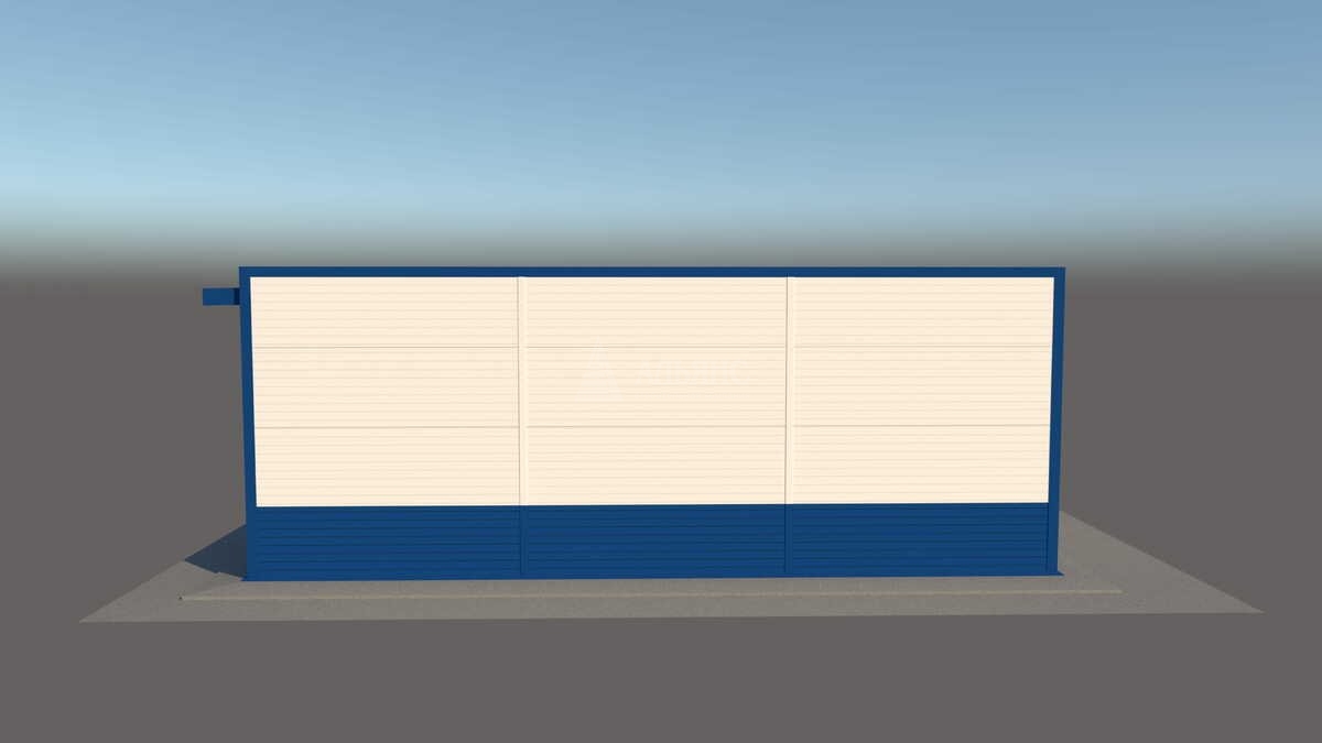 3D визуализация Магазин из сэндвич-панелей - фото 12